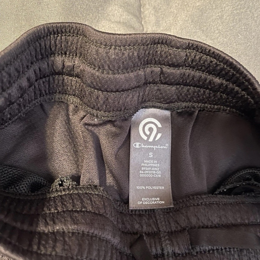 Champion Men's Core Training Sport Athletic Pants Black Small Lightweight - Picture 2 of 5